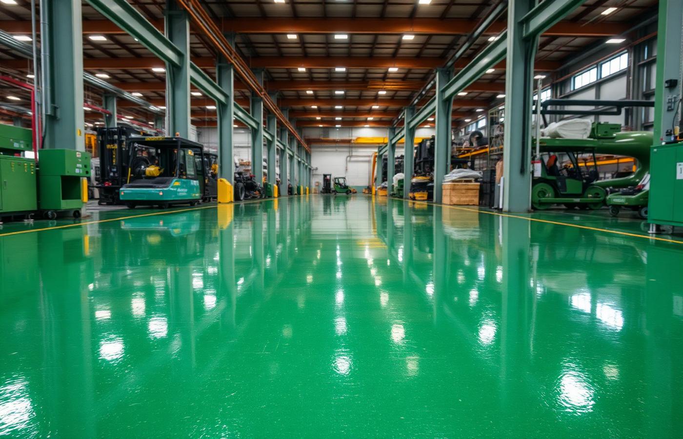 Manufacturing Plant Epoxy Flooring