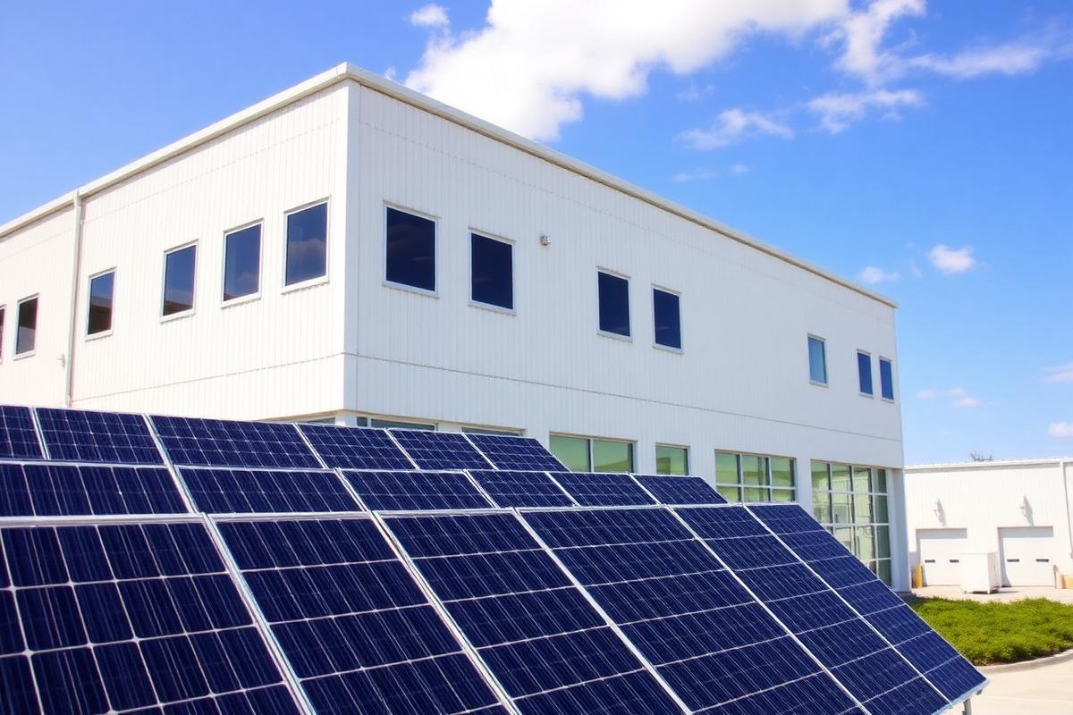 New solar-powered manufacturing facility comes online